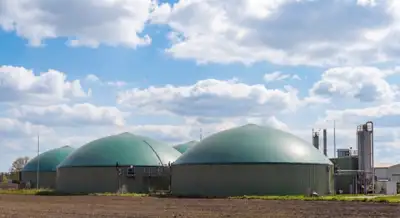 Biogas plant daytime